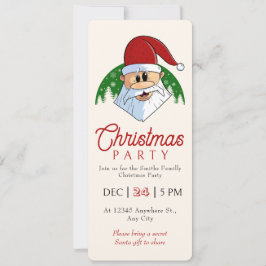 Niedliches Party Weihnachten Einladung
