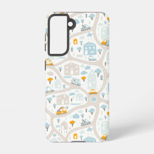 Niedliches Pastel-Nachbarschaftsbild Samsung Galaxy Hülle