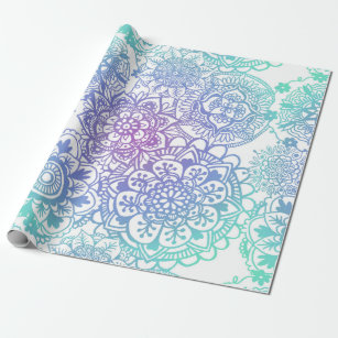 Niedliches Pastell-Mandala-Muster Geschenkpapier