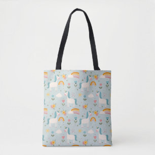 Niedliches Pastell-Regenbogen-Muster Tasche