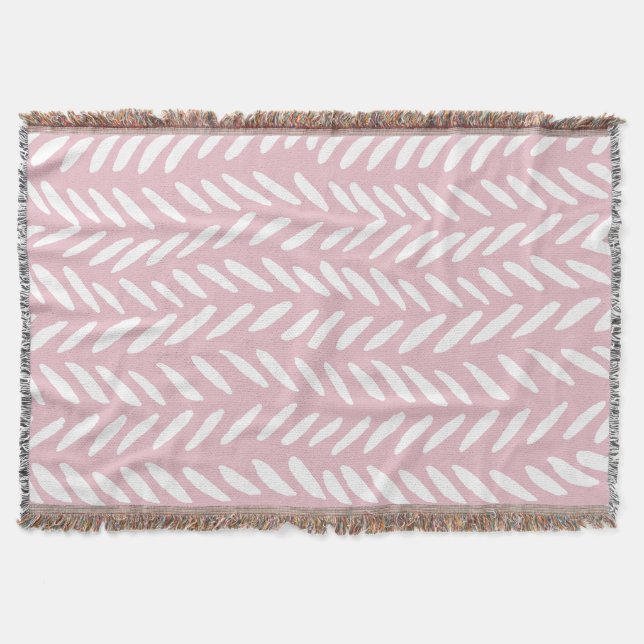 Niedliches Pastellfellentmuster auf rosa Decke (Vorderseite)