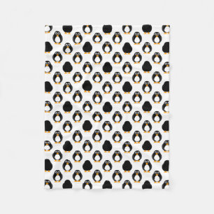 Niedliches Penguin-Muster Fleecedecke