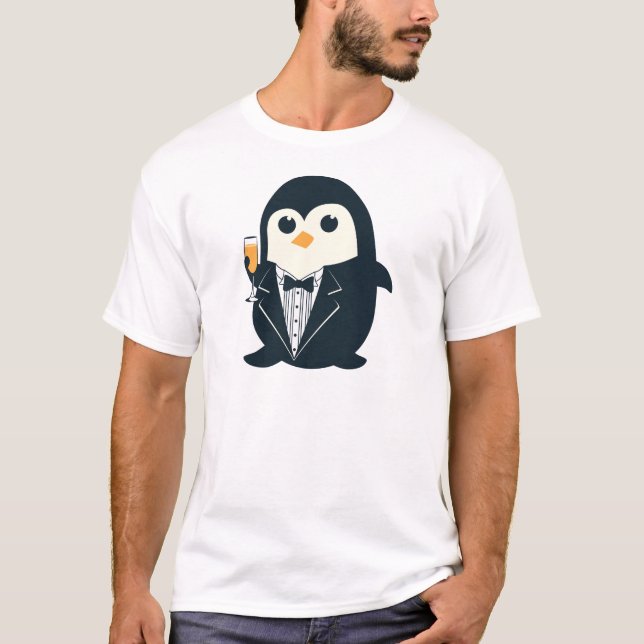 niedliches Penguin Tuxedotier entzückend T-Shirt (Vorderseite)
