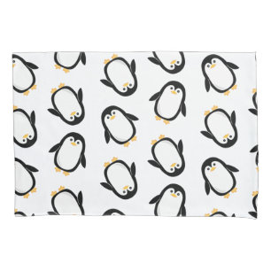 Niedliches Penguins-Muster Kissenbezug