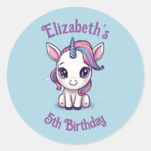 Niedliches Personalisiertes Einhorn-Gastgeschenk, 