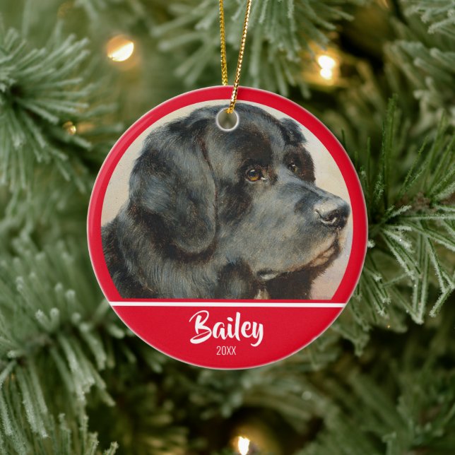 Niedliches Personalisiertes Foto Keramik Ornament (Baum)