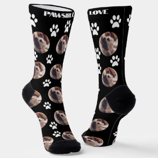 Niedliches personalisiertes Foto Socken