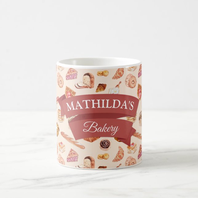 Niedliches personalisiertes Gebäck Kaffeetasse (Mittel)