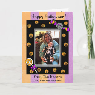 Niedliches Personalisiertes Halloween Karte