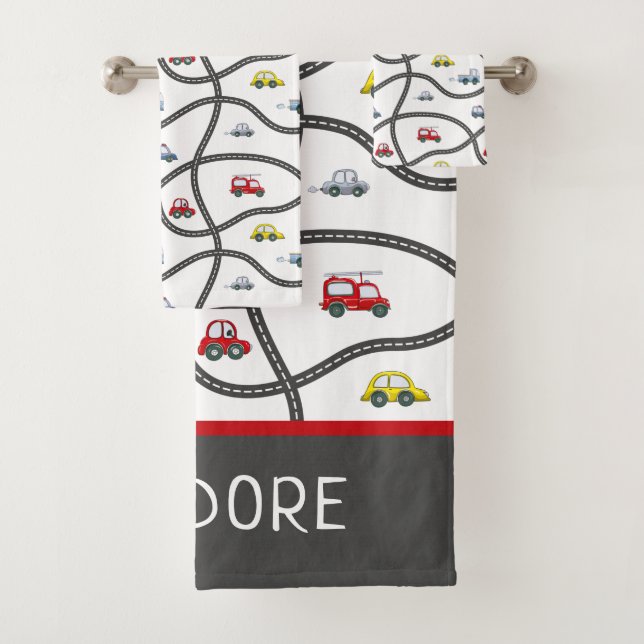 Niedliches Personalisiertes Kinderwagen Badhandtuch Set (Insitu)