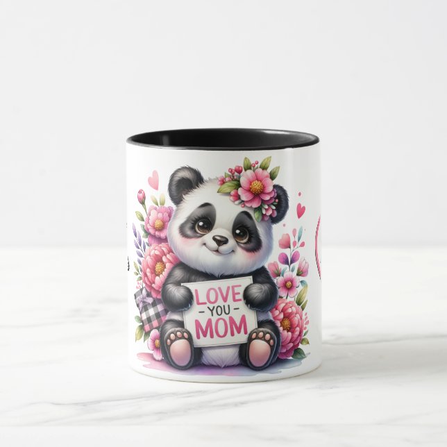 Niedliches Personalisiertes Muttertagsangebot/Pand Tasse (Zentrum)