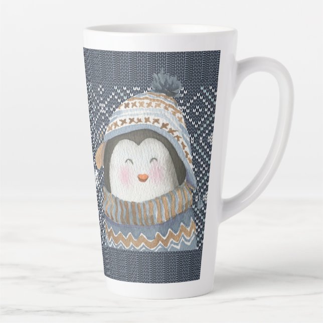 Niedliches Personalisiertes Stricken Milchtasse (Rechts)