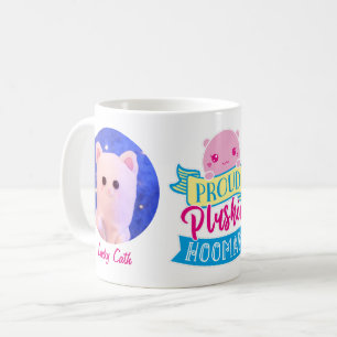 Niedliches perzonisiertes Proud Plushie Hooman Fot Kaffeetasse
