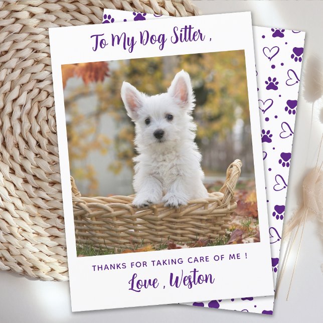 Niedliches Pet Sitter Custom Doppy Puppy Foto Viel Karte (Von Creator hochgeladen)
