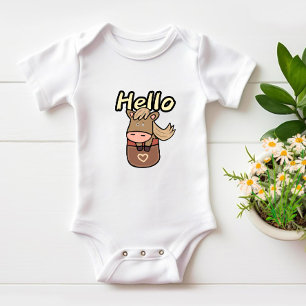 Niedliches Pferd Baby Strampler