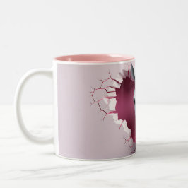 Niedliches Pferd Zweifarbige Tasse