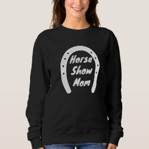 Niedliches Pferderennen Ausstellungsbekleidung für Sweatshirt