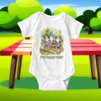 niedliches Picknick fügen Textznome hinzu