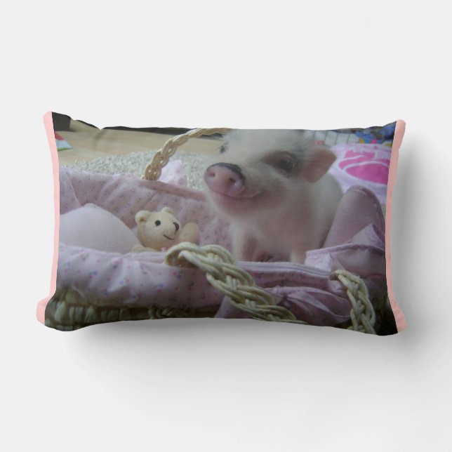 Niedliches Piggy Kissen (Vorderseite)