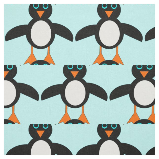 Niedliches Pinguin-Handwerksmaterial Stoff (Muster)