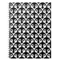 Niedliches Pinguin-Parade-Notebook
