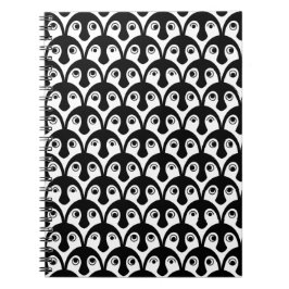 Niedliches Pinguin-Parade-Notebook Notizblock