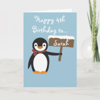 Niedliches Pinguin-Tragen von Scarf-Design