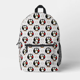 Niedliches Pinguinoberflächen-Muster drucken Bedruckter Rucksack