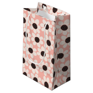 Niedliches Pink Daisy Blume Muster Kleine Geschenktüte