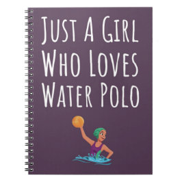 Niedliches Pink Water Polo Geschenkbecken für Baby Notizblock