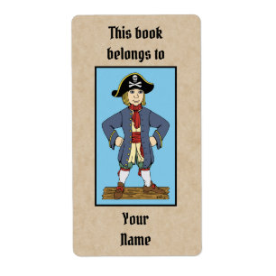 Niedliches Pirate Lad Buchzeichen