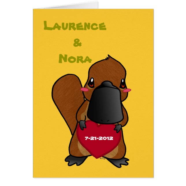 Niedliches Platypus (Vorne)