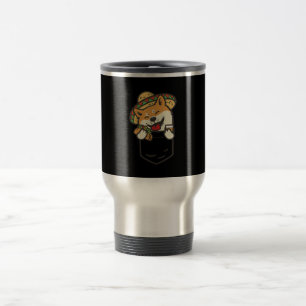 Niedliches Pocket Shiba Inu Mexikanischer Hund Tac Reisebecher