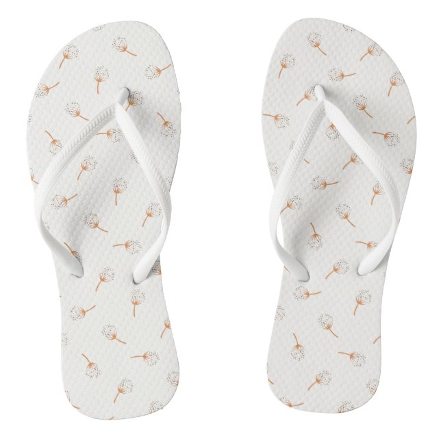Niedliches Polka Dot Blume Muster Flip Flops (Fußbett)