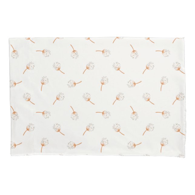 Niedliches Polka Dot Blume Muster Kissenbezug (Vorderseite)