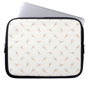 Niedliches Polka Dot Blume Muster Laptopschutzhülle