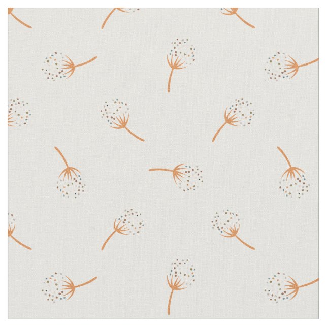 Niedliches Polka Dot Blume Muster Stoff (Nahaufnahme)