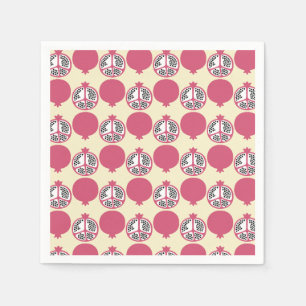 Niedliches Pomegranatpapier Napkins Serviette