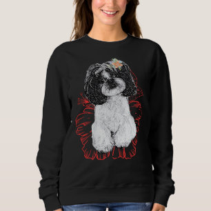 Niedliches Poodle essenziell Sweatshirt