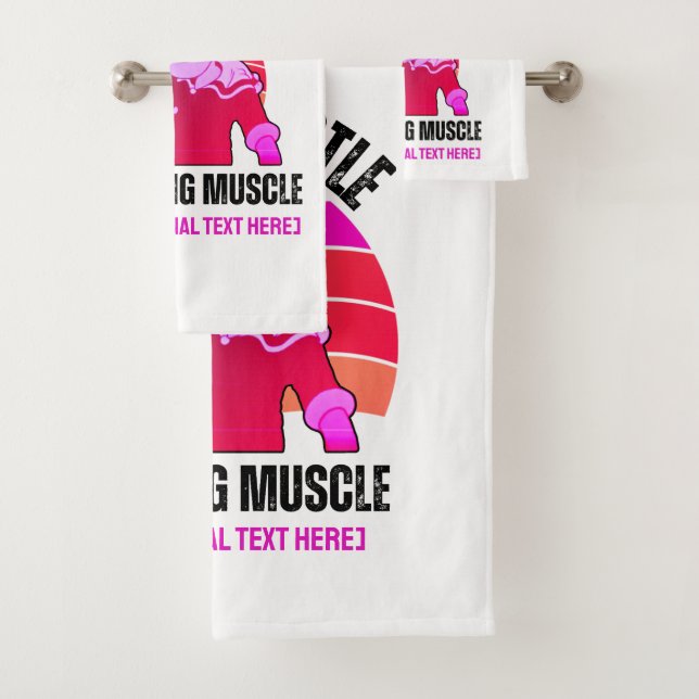 Niedliches POPEYE Mein Seitenhieb ist Gebäude Musk Badhandtuch Set (Insitu)