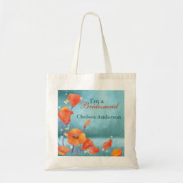 Niedliches Poppy Wedding Bridesmaid-Geschenk Tragetasche