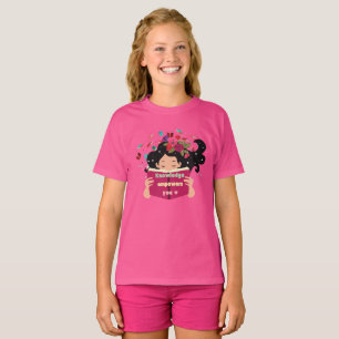 Niedliches positives Empowerment-Werbebotschafterh T-Shirt