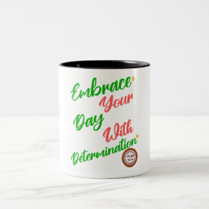 Niedliches positives motivierend Geschenk der Ents Zweifarbige Tasse