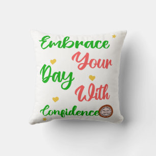 Niedliches positives motivierend Geschenk für alle Kissen