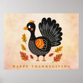 Niedliches Poster für die Türkei
