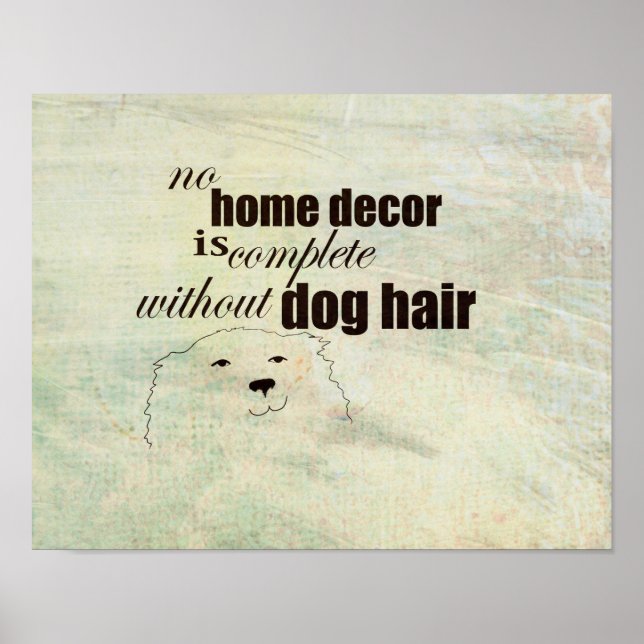 niedliches Poster für Hundehalter mit humorvollem  (Vorne)