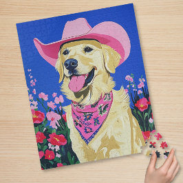 Niedliches Preppy-Dog-Puzzle