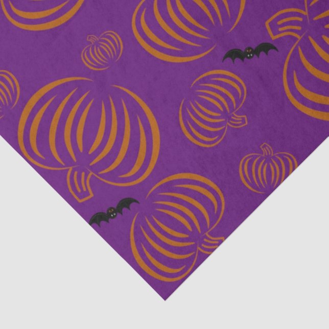 Niedliches Pumpkettenpapier Seidenpapier (Ausschnitt)