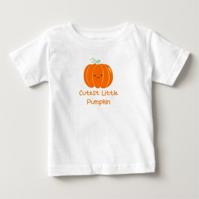 NIEDLICHES PUMPKIN Baby Fine Jersey Shirt (Vorderseite)