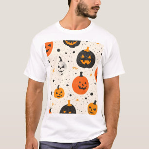 Niedliches Pumpkin-Muster T-Shirt